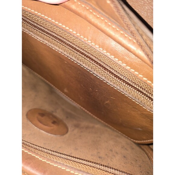 GHURKA MARLEY HODGSON NO.110 ESSEX Brown Leather Shoulder bag Vintage - Picture 12 of 15